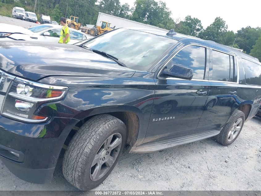 2015 Chevrolet Suburban 1500 Lt VIN: 1GNSCJKC3FR616218 Lot: 39772872