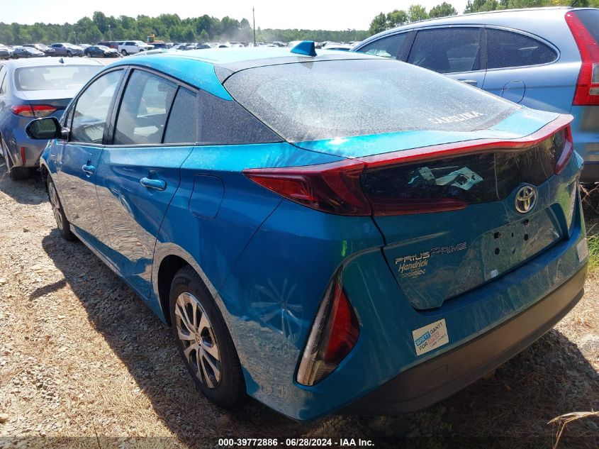 2020 Toyota Prius Prime Le VIN: JTDKARFP0L3121256 Lot: 39772886