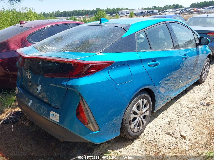 2020 Toyota Prius Prime Le VIN: JTDKARFP0L3121256 Lot: 39772886