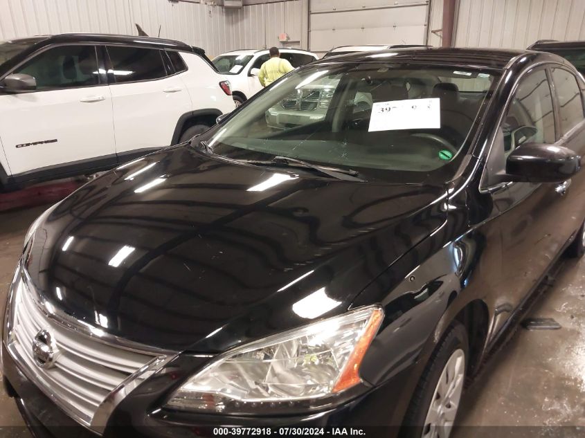 2014 Nissan Sentra Sv VIN: 3N1AB7AP7EY201199 Lot: 39772918