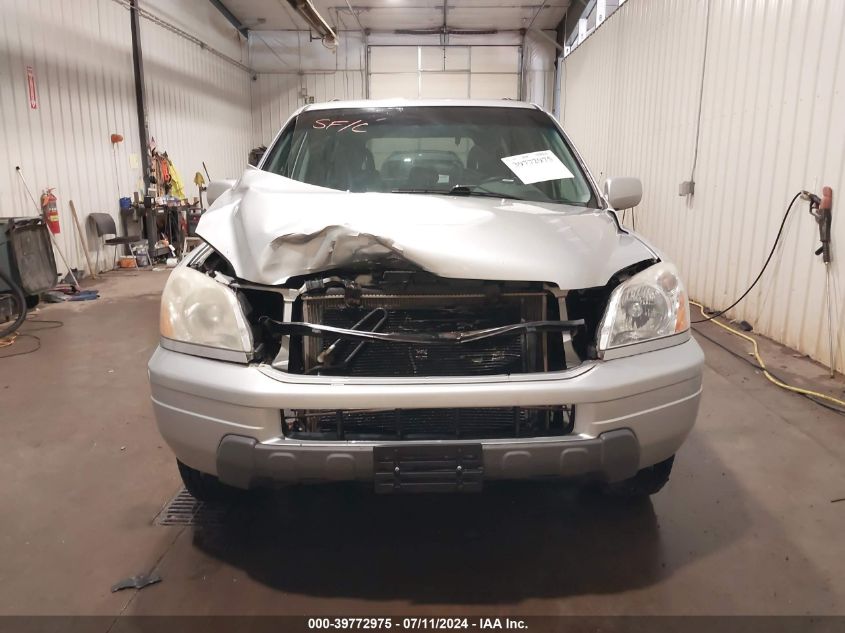 2004 Honda Pilot Ex VIN: 2HKYF18424H543535 Lot: 39772975