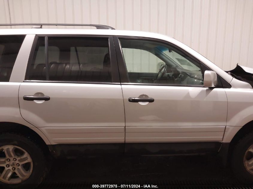 2004 Honda Pilot Ex VIN: 2HKYF18424H543535 Lot: 39772975