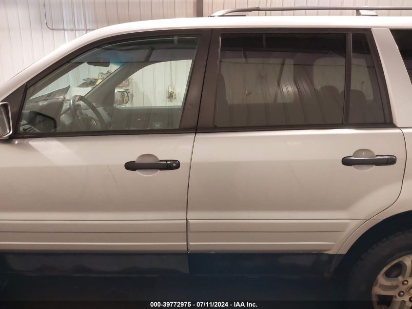 2004 Honda Pilot Ex VIN: 2HKYF18424H543535 Lot: 39772975