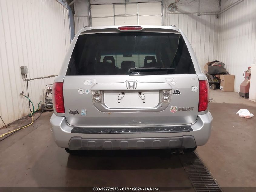 2004 Honda Pilot Ex VIN: 2HKYF18424H543535 Lot: 39772975