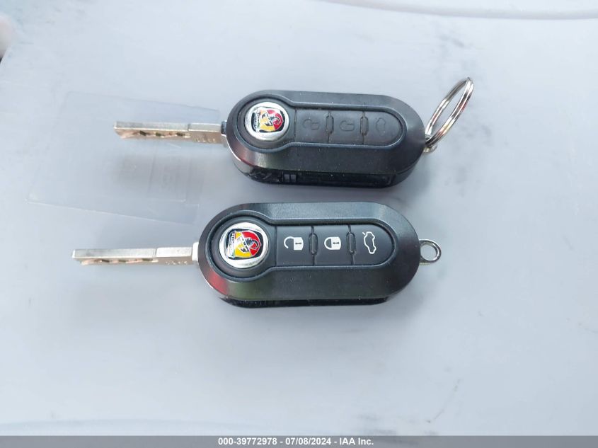 2012 Fiat 500 Abarth VIN: 3C3CFFFH1CT376987 Lot: 39772978