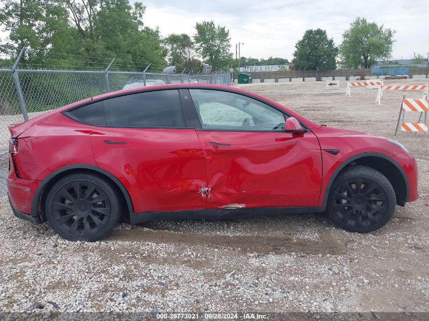 2021 Tesla Model Y Long Range Dual Motor All-Wheel Drive VIN: 5YJYGDEE1MF074254 Lot: 39773021