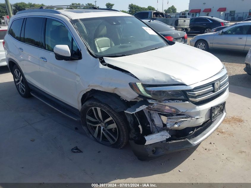 2016 Honda Pilot Touring VIN: 5FNYF5H99GB019742 Lot: 39773024