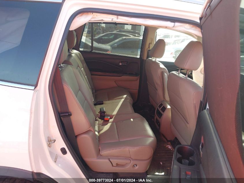 2016 Honda Pilot Touring VIN: 5FNYF5H99GB019742 Lot: 39773024