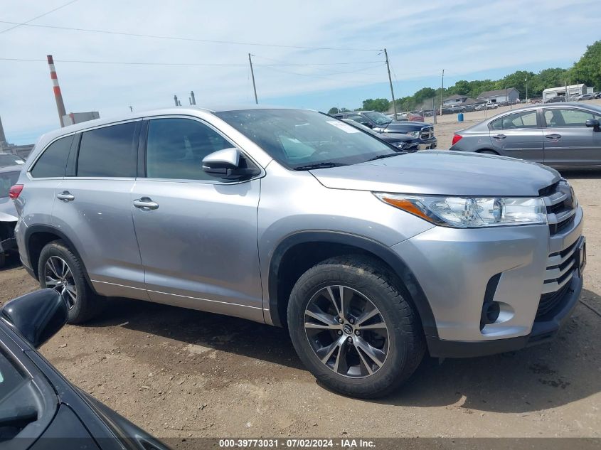 2018 Toyota Highlander Le VIN: 5TDZARFH2JS041637 Lot: 39773031