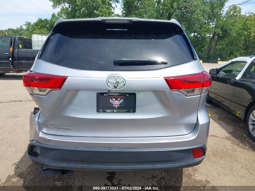 2018 Toyota Highlander Le VIN: 5TDZARFH2JS041637 Lot: 39773031