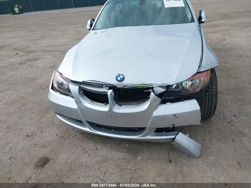 2006 BMW 325I VIN: WBAVB135X6K000000 Lot: 39773040