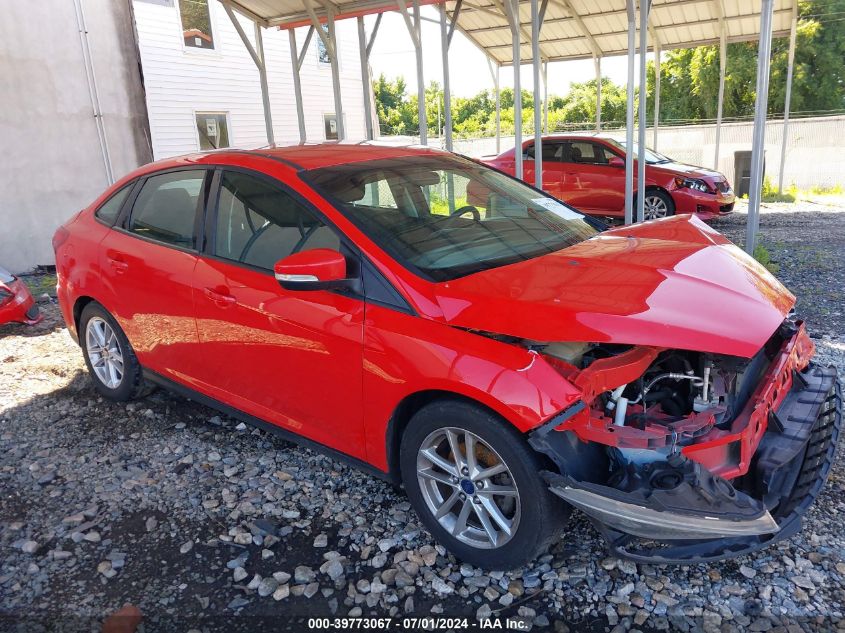 2015 Ford Focus Se VIN: 1FADP3F28FL296308 Lot: 39773067