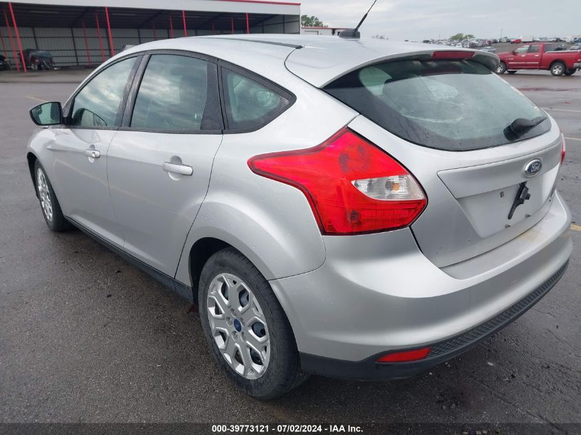 2012 Ford Focus Se VIN: 1FAHP3K2XCL29924 Lot: 39773121