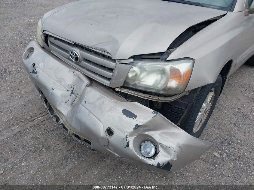 2007 Toyota Highlander VIN: JTEDD21A970156875 Lot: 39773147