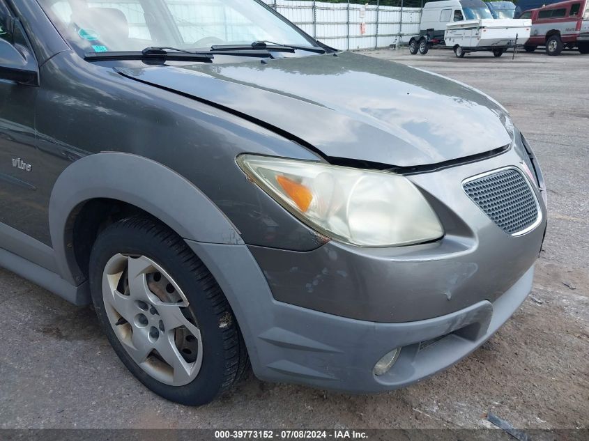 2006 Pontiac Vibe VIN: 5Y2SL65806Z400422 Lot: 39773152