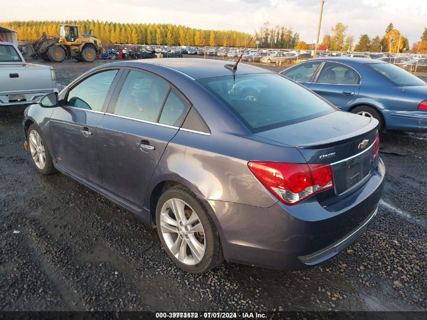 VIN 1G1PG5SB6E7319030 2014 Chevrolet Cruze, Ltz no.3