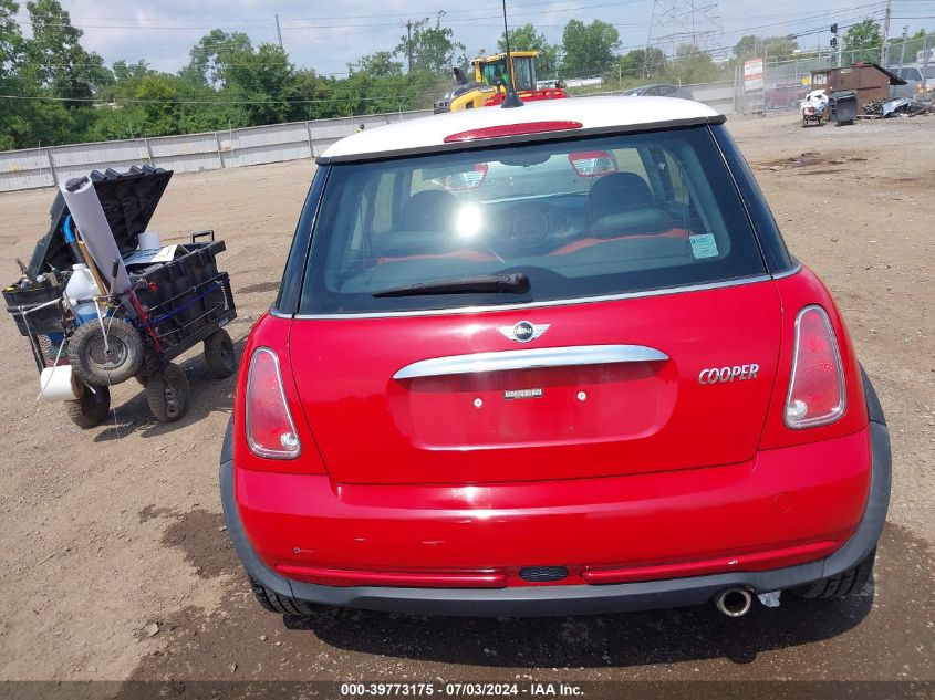 2005 Mini Cooper VIN: WMWRC33575TJ73119 Lot: 39773175