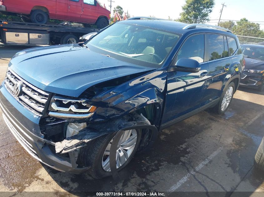 2019 Volkswagen Atlas 3.6L V6 Se W/Technology VIN: 1V2WR2CA1KC599961 Lot: 39773194