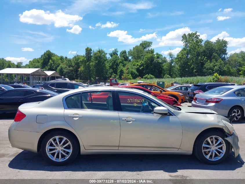 2007 Infiniti G35X VIN: JNKBV61F77M812929 Lot: 39773228