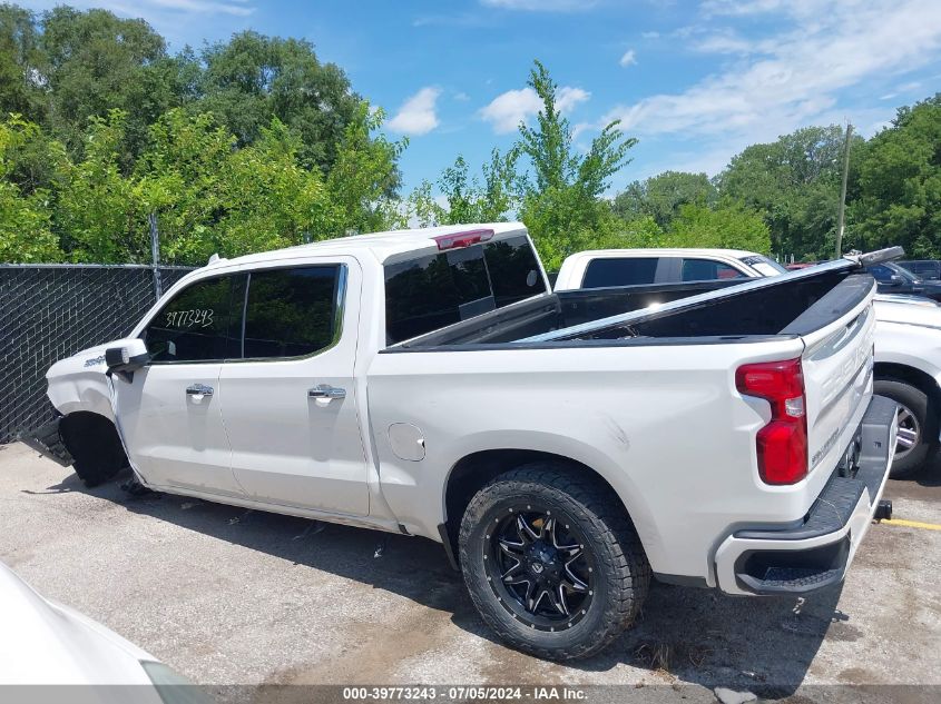 2021 Chevrolet Silverado 1500 4Wd Short Bed High Country VIN: 1GCUYHED1MZ301253 Lot: 39773243