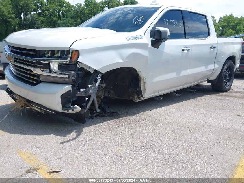 2021 Chevrolet Silverado 1500 4Wd Short Bed High Country VIN: 1GCUYHED1MZ301253 Lot: 39773243