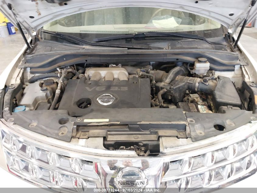 2006 Nissan Murano Sl VIN: JN8AZ08W36W513630 Lot: 39773244