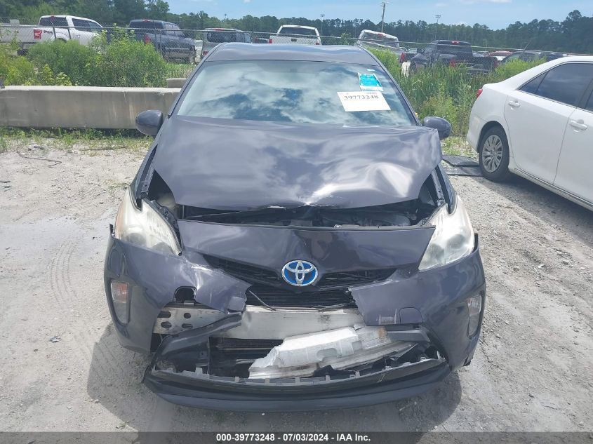 2012 Toyota Prius VIN: JTDKN3DU4C1568730 Lot: 39773248