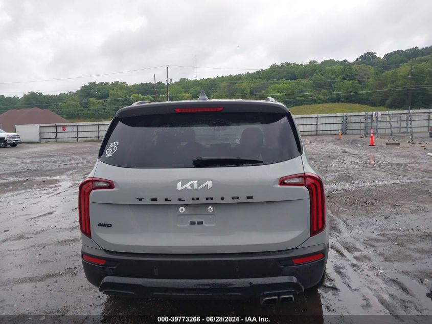 2022 Kia Telluride Ex VIN: 5XYP3DHC0NG233406 Lot: 39773266