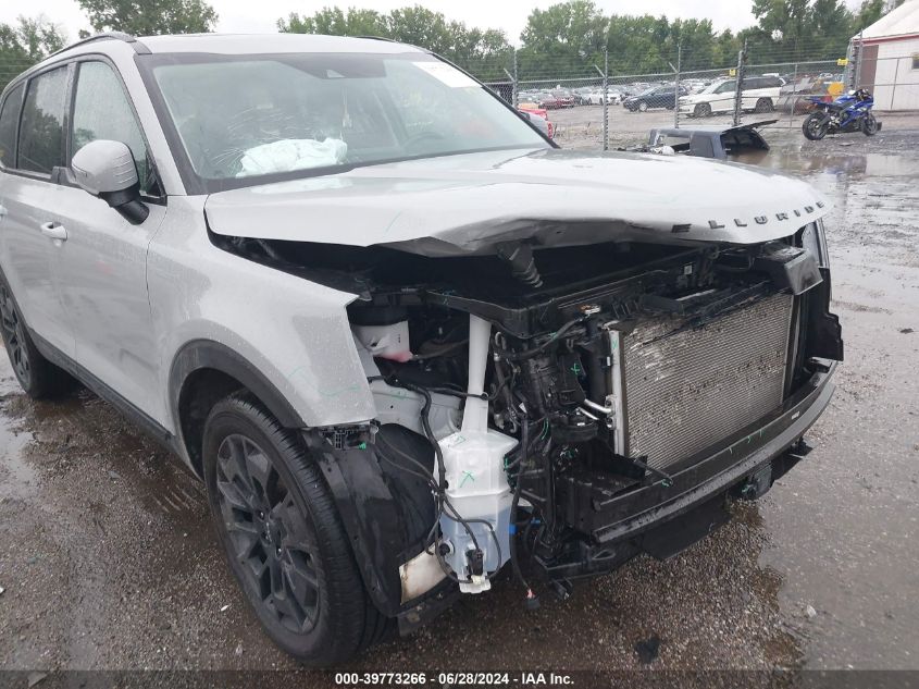 2022 Kia Telluride Ex VIN: 5XYP3DHC0NG233406 Lot: 39773266