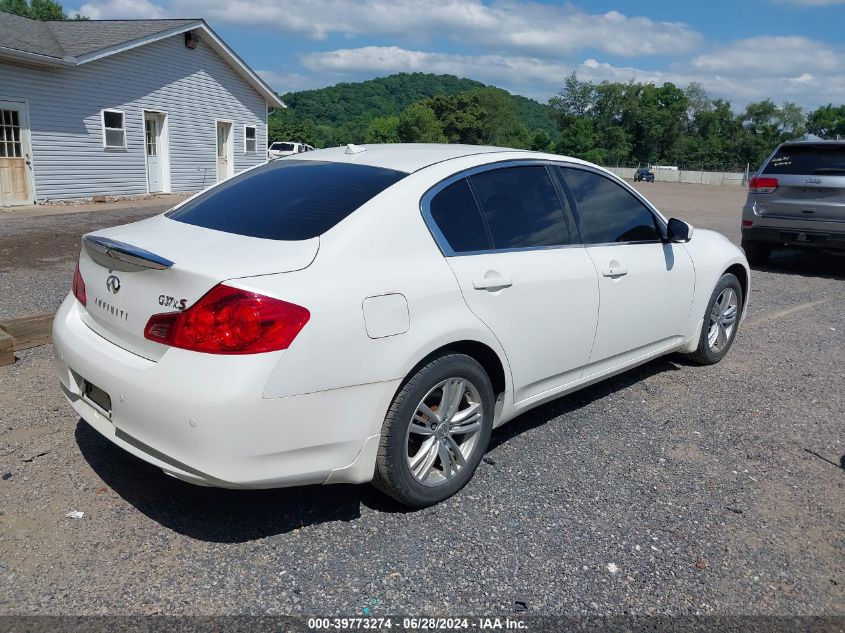 2013 Infiniti G37X VIN: JN1CV6AR0DM358764 Lot: 39773274