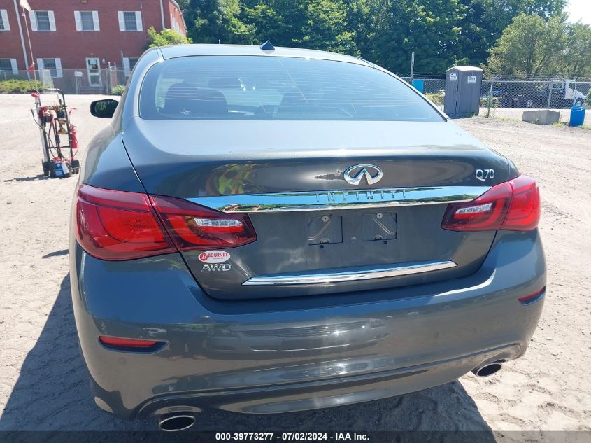 2015 Infiniti Q70 3.7X VIN: JN1BY1AR6FM561358 Lot: 39773277