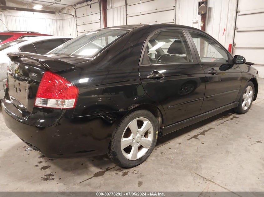 2008 Kia Spectra Sx VIN: KNAFE121X85013048 Lot: 39773292