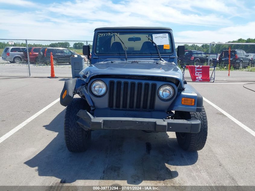 2001 Jeep Wrangler Se VIN: 1J4FA29P01P367258 Lot: 39773294