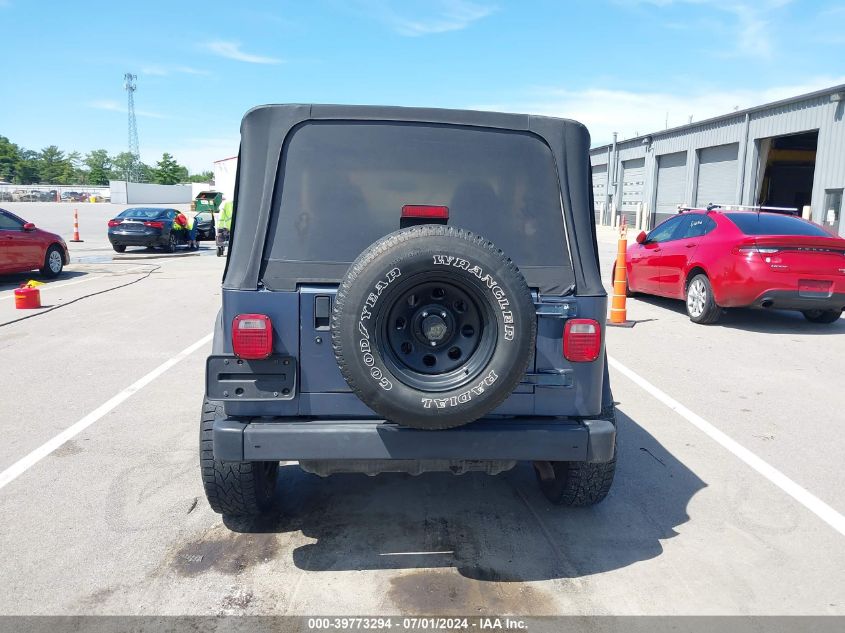 2001 Jeep Wrangler Se VIN: 1J4FA29P01P367258 Lot: 39773294