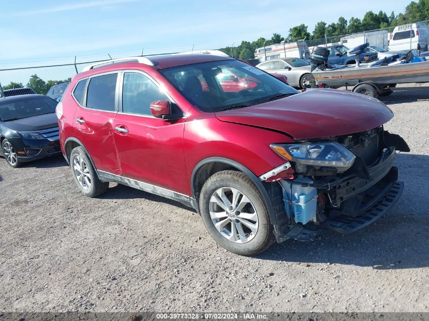 VIN KNMAT2MV5GP615240 2016 Nissan Rogue, SV no.1