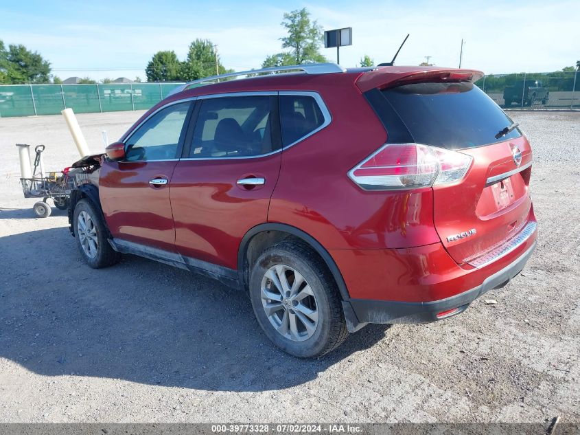 VIN KNMAT2MV5GP615240 2016 Nissan Rogue, SV no.3