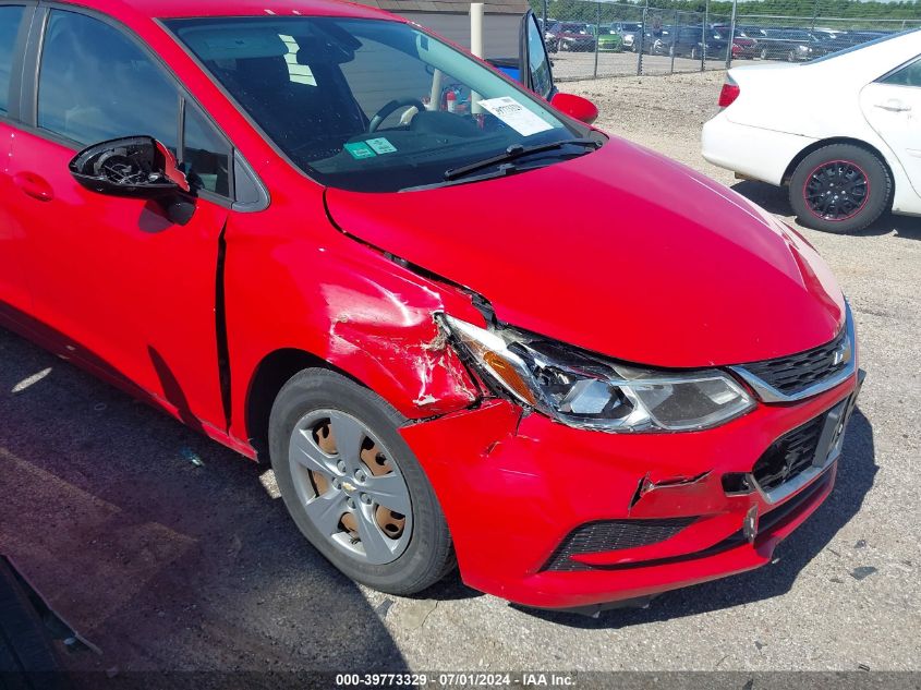 2017 Chevrolet Cruze Ls Auto VIN: 1G1BC5SM7H7108768 Lot: 39773329