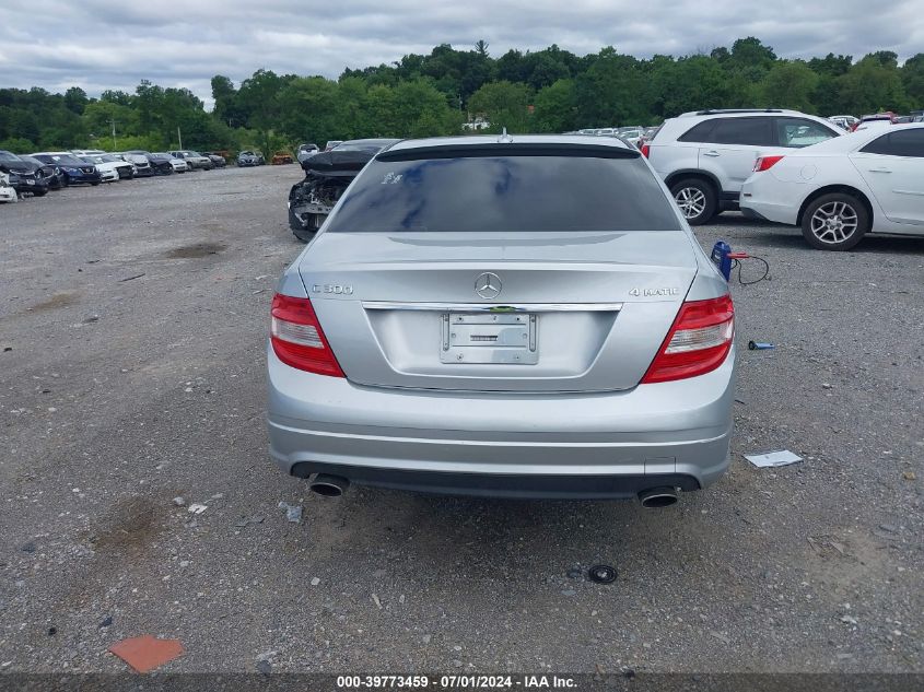 2010 Mercedes-Benz C-Class C 300 Sport/Luxury 4Matic VIN: WDDGF8BB9AR121820 Lot: 39773459