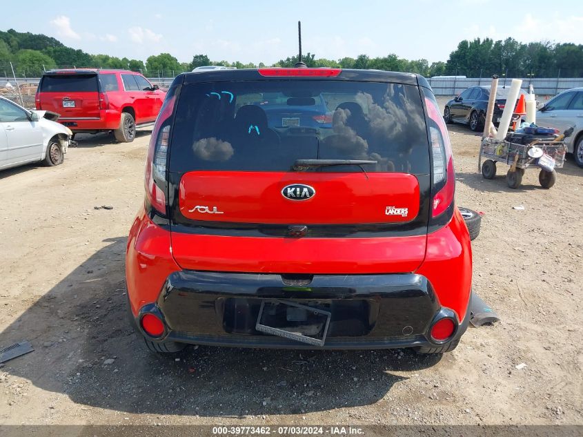 2016 Kia Soul + VIN: KNDJP3A59G7290316 Lot: 39773462