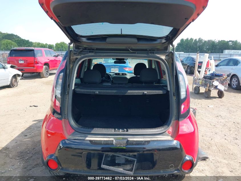 2016 Kia Soul + VIN: KNDJP3A59G7290316 Lot: 39773462