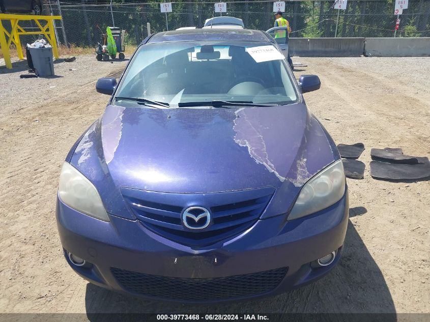 2006 Mazda Mazda3 S/S Grand Touring/S Touring VIN: JM1BK143361492216 Lot: 39773468