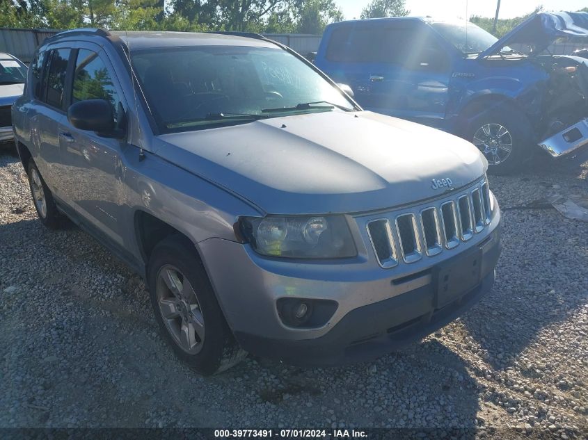 2014 Jeep Compass Sport VIN: 1C4NJCBA4ED843502 Lot: 39773491