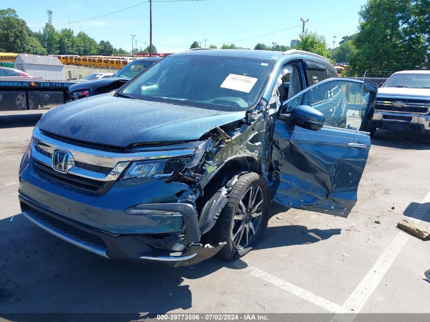 2021 Honda Pilot 2Wd Touring 7 Passenger VIN: 5FNYF5H64MB041410 Lot: 39773506