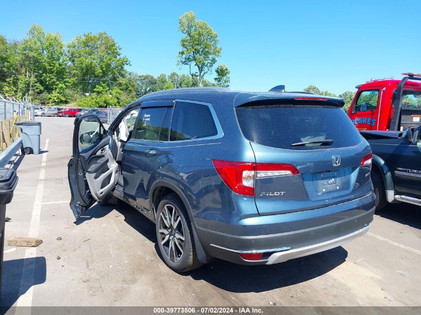 2021 Honda Pilot 2Wd Touring 7 Passenger VIN: 5FNYF5H64MB041410 Lot: 39773506