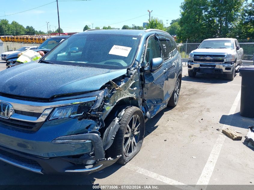 2021 Honda Pilot 2Wd Touring 7 Passenger VIN: 5FNYF5H64MB041410 Lot: 39773506