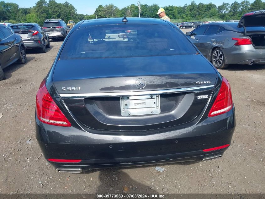 2014 Mercedes-Benz S 550 4Matic VIN: WDDUG8FB7EA019933 Lot: 39773559