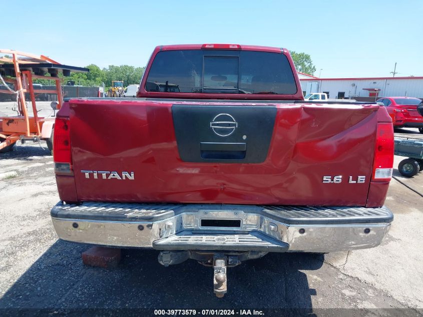 2004 Nissan Titan Xe/Se/Le VIN: 1N6AA07B04N568151 Lot: 40457376