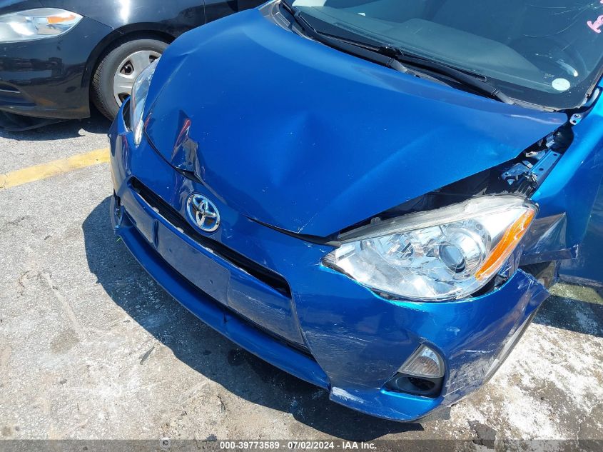 2014 Toyota Prius C Four VIN: JTDKDTB3XE1073674 Lot: 39773589