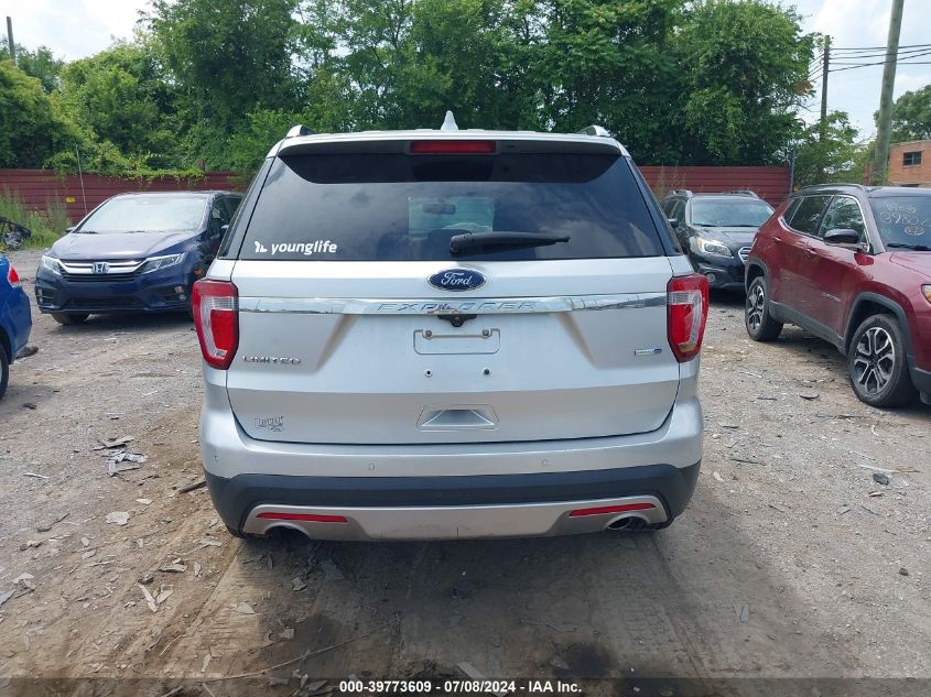 2016 Ford Explorer Limited VIN: 1FM5K8F85GGA71378 Lot: 39773609