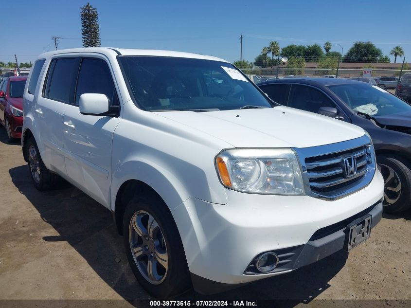 2015 Honda Pilot Se VIN: 5FNYF3H31FB024593 Lot: 39773615